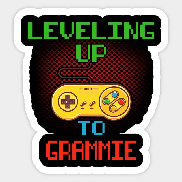 Promoted To GRAMMIE T-Shirt Unlocked Gamer Leveling Up Sticker by wcfrance4